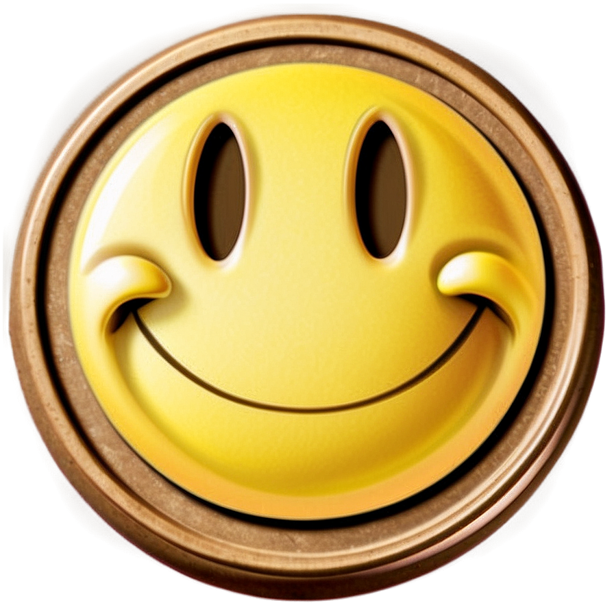 Classic Smiley Face Label Png 45 PNG Image