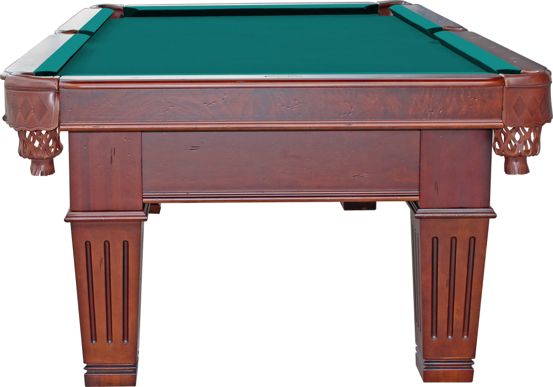 Classic Snooker Table Corner View PNG Image