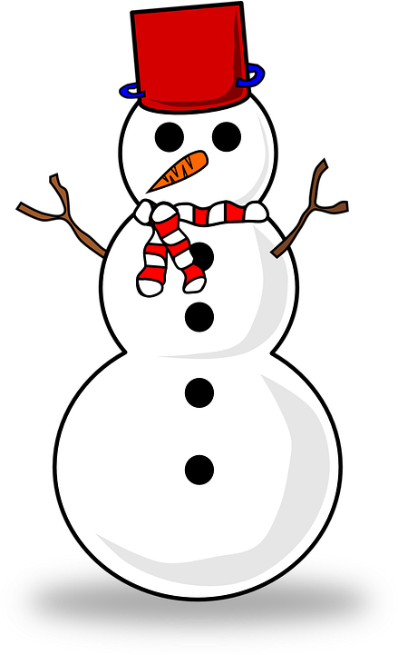 Classic Snowman Clipart PNG Image