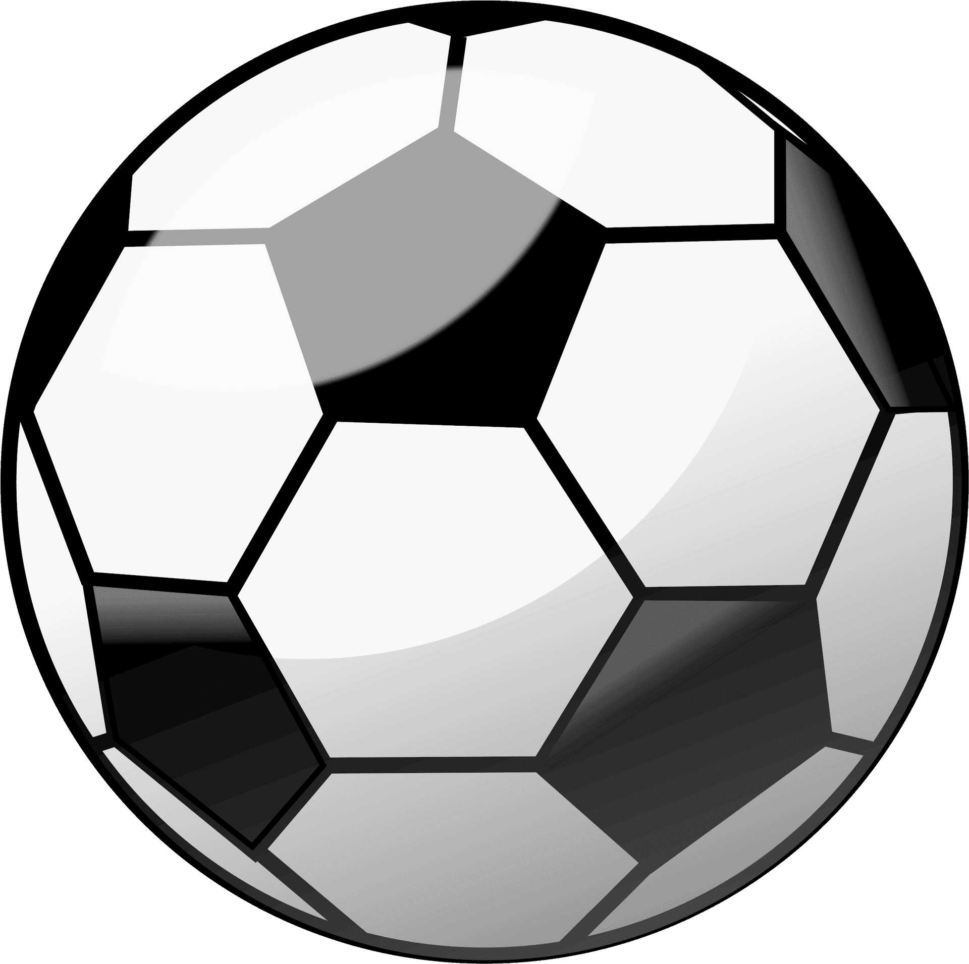 Classic Soccer Ball Clipart PNG Image