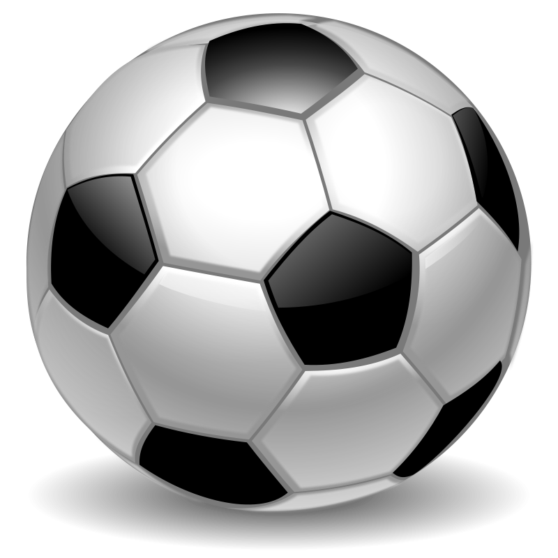 Classic Soccer Ball Graphic PNG Image