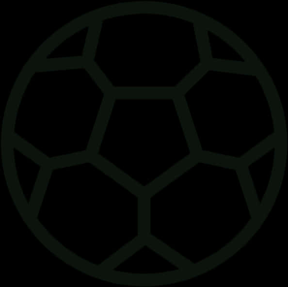 Classic Soccer Ball Icon PNG Image