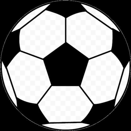 Classic Soccer Ball Icon PNG Image