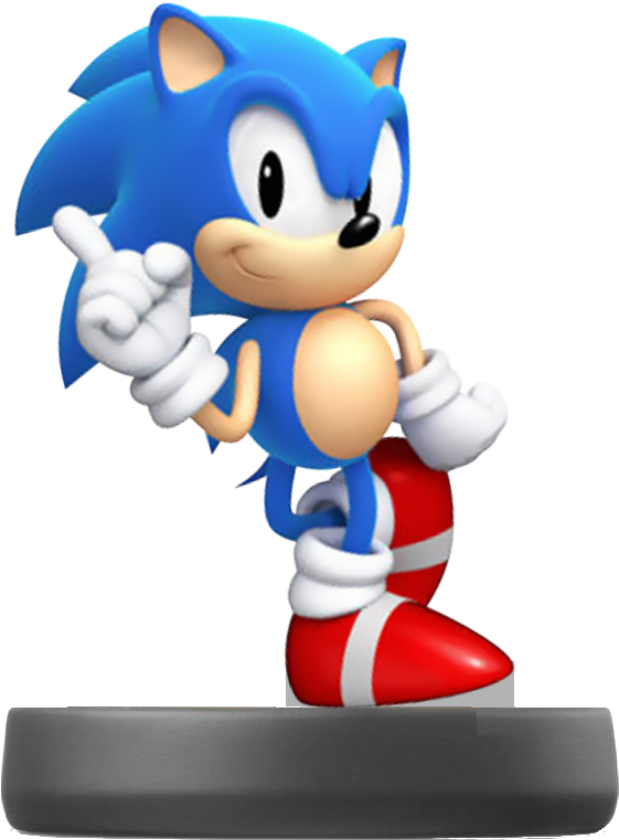 Classic Sonic Pose PNG Image