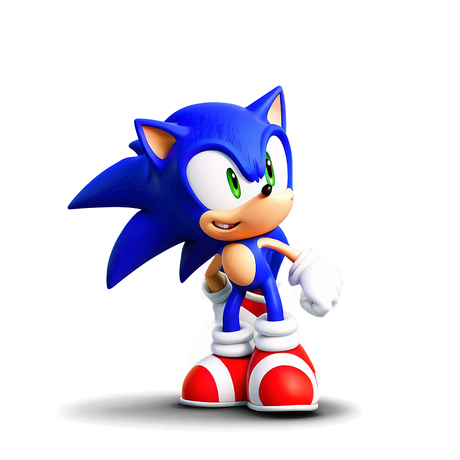 Classic Sonic Pose Png Clr56 PNG Image