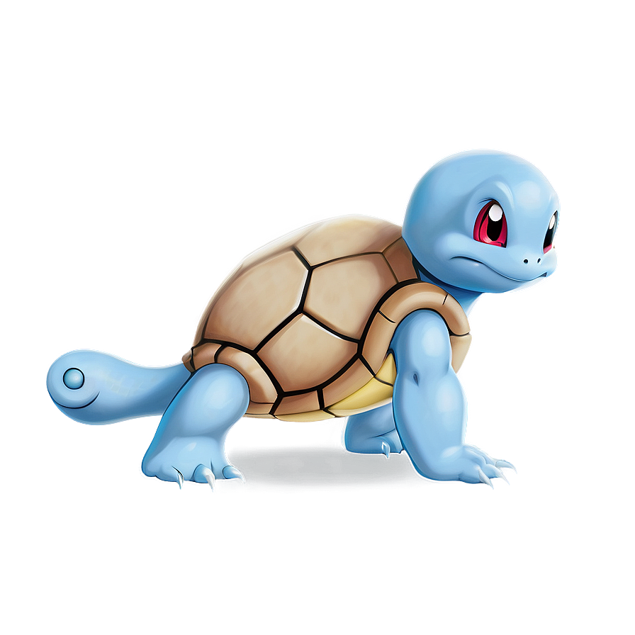 Classic Squirtle Pose Png 05212024 PNG Image