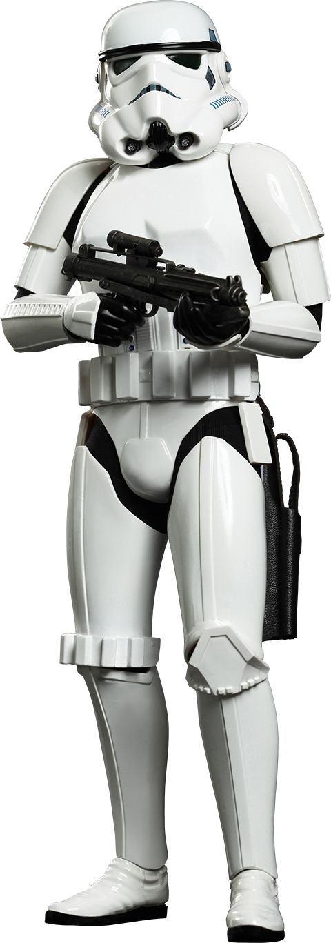 Classic Stormtrooper Pose PNG Image