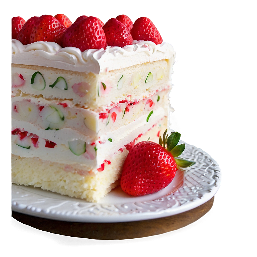 Classic Strawberry Cake Png Gcu62 PNG Image