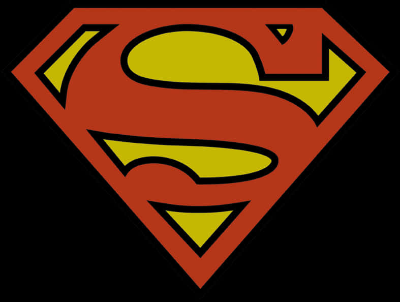 Classic Superman Logo PNG Image