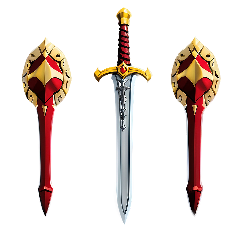 Classic Sword And Shield Drawing Png Lcn2 PNG Image