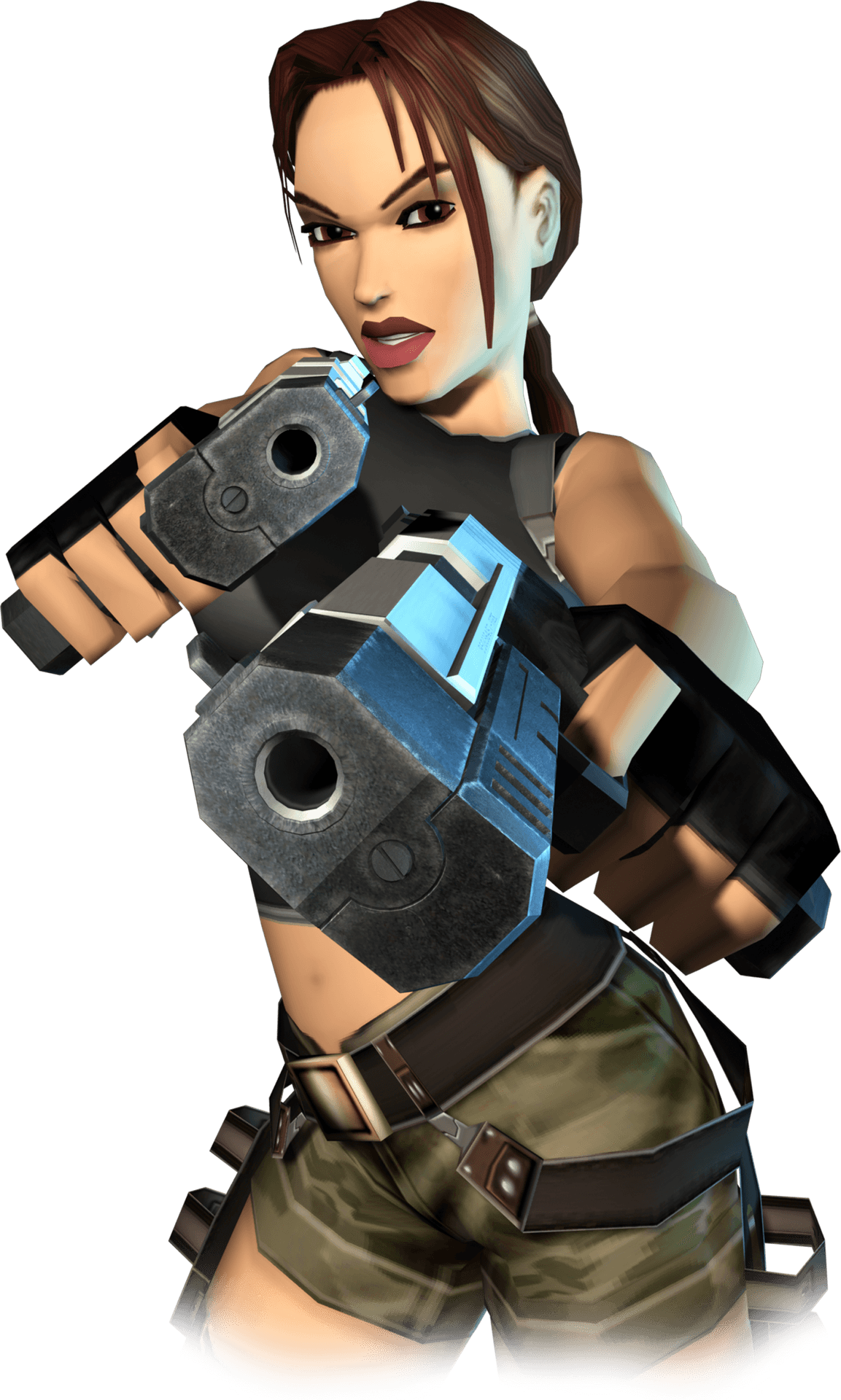 Classic Tomb Raider Lara Croft Pose PNG Image