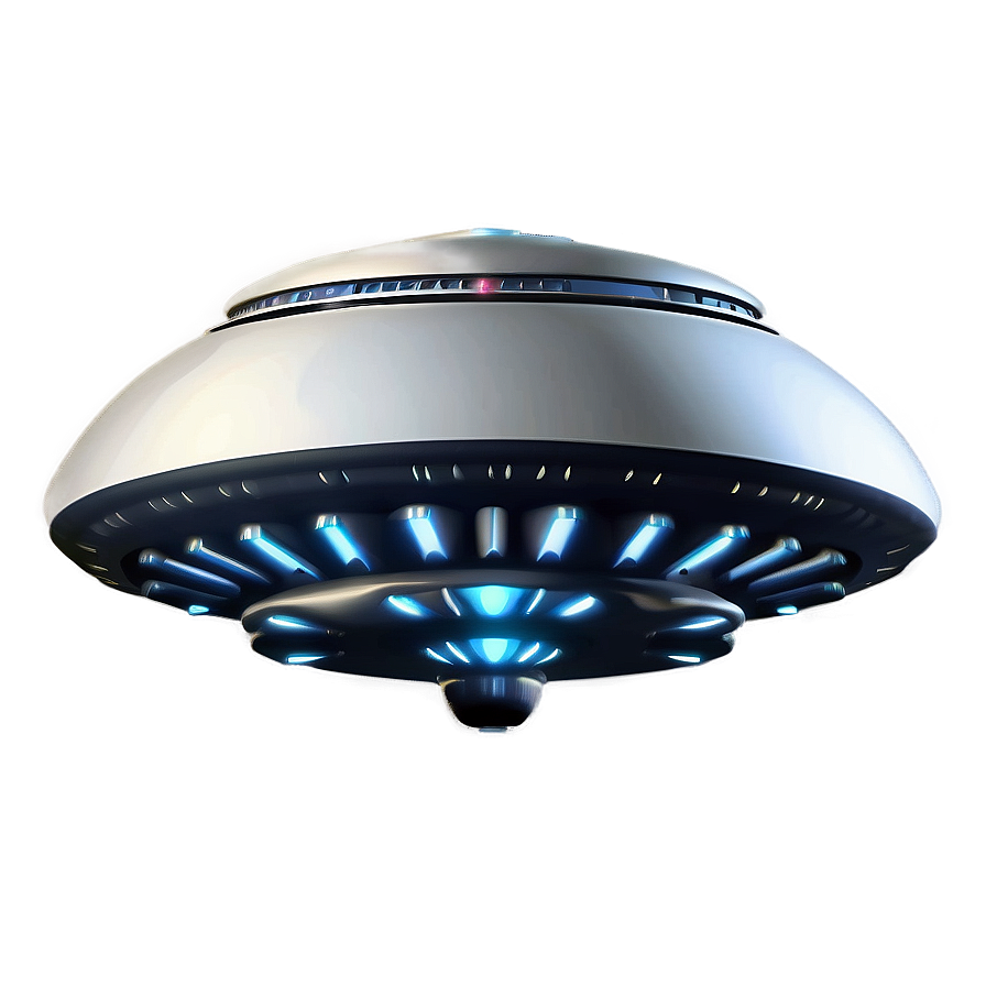 Classic Ufo Flying Saucer Png Bcm12 PNG Image