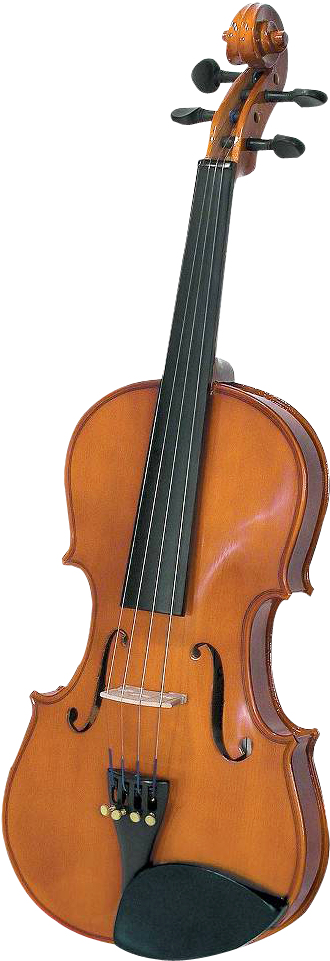 Classic Violin Isolatedon Gray PNG Image