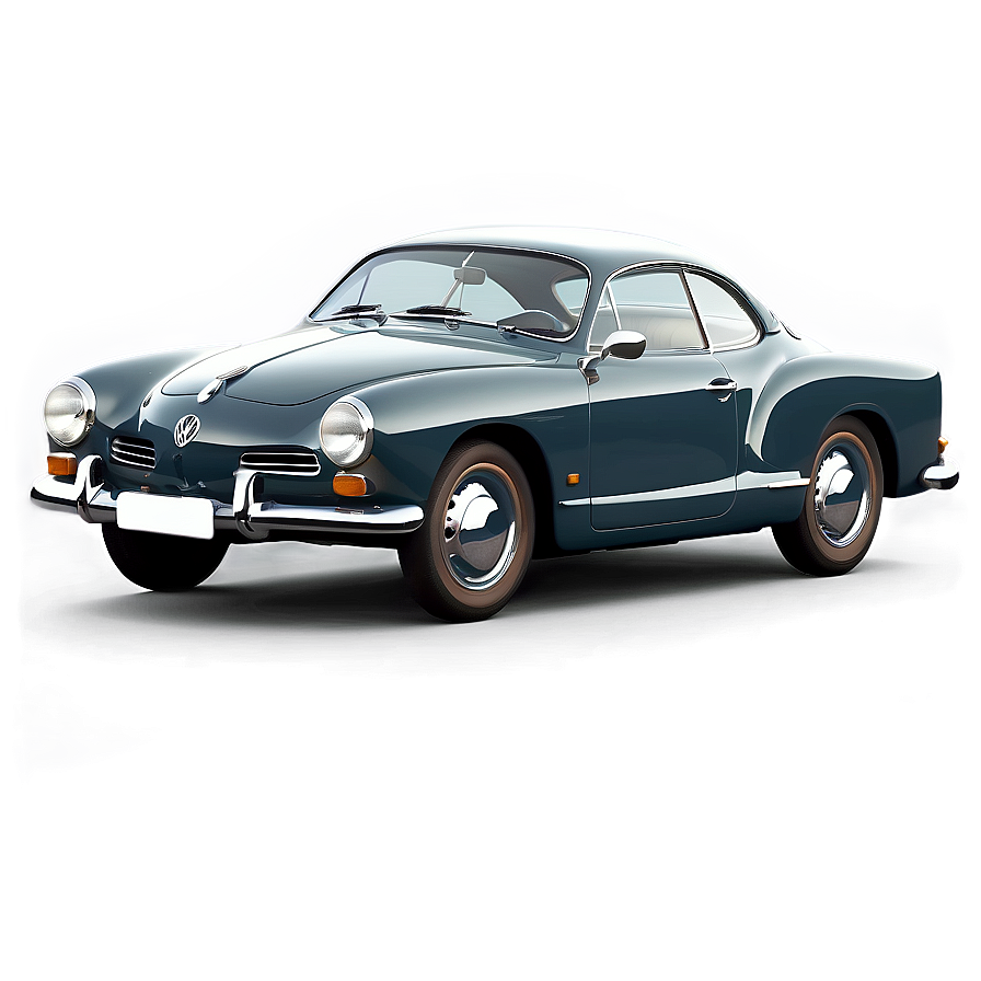 Classic Volkswagen Karmann Ghia Png Mnf PNG Image