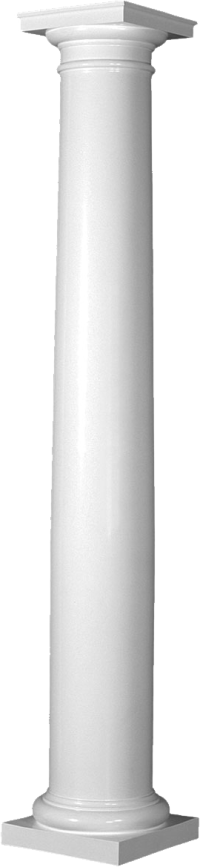 Classic White Column PNG Image