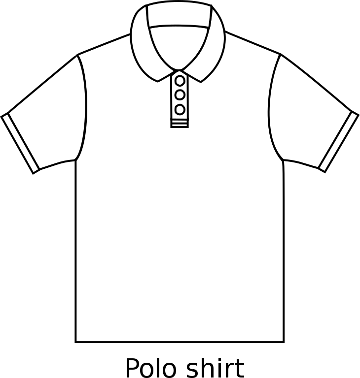 Classic White Polo Shirt Vector PNG Image