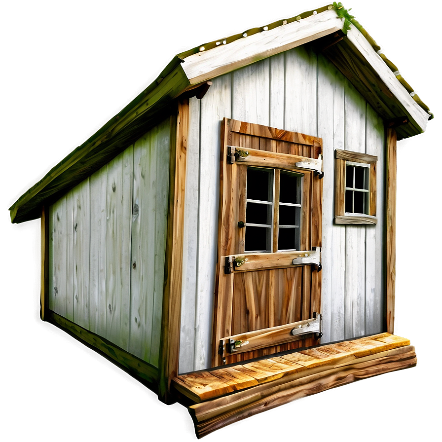 Classic Wooden Outhouse Png Ago PNG Image