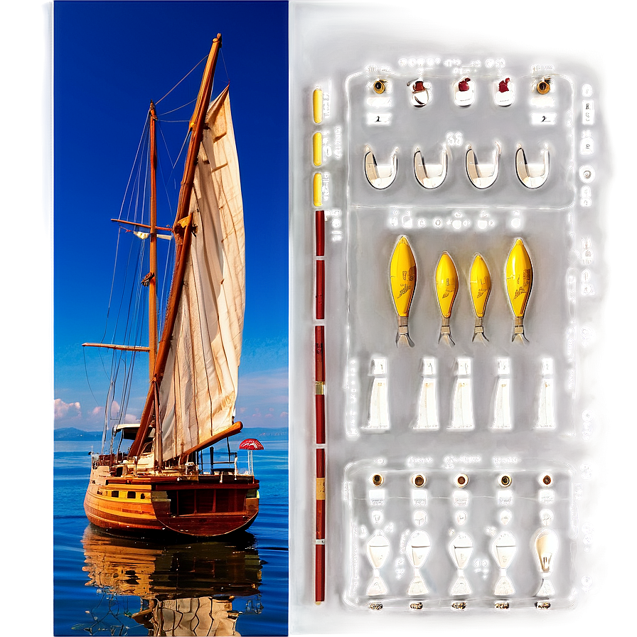 Classic Wooden Sailing Boat Png 06242024 PNG Image