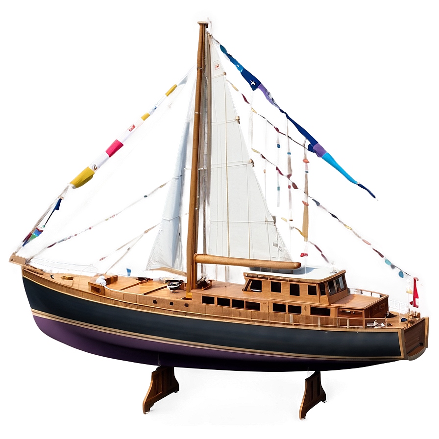 Classic Wooden Yacht Png 65 PNG Image