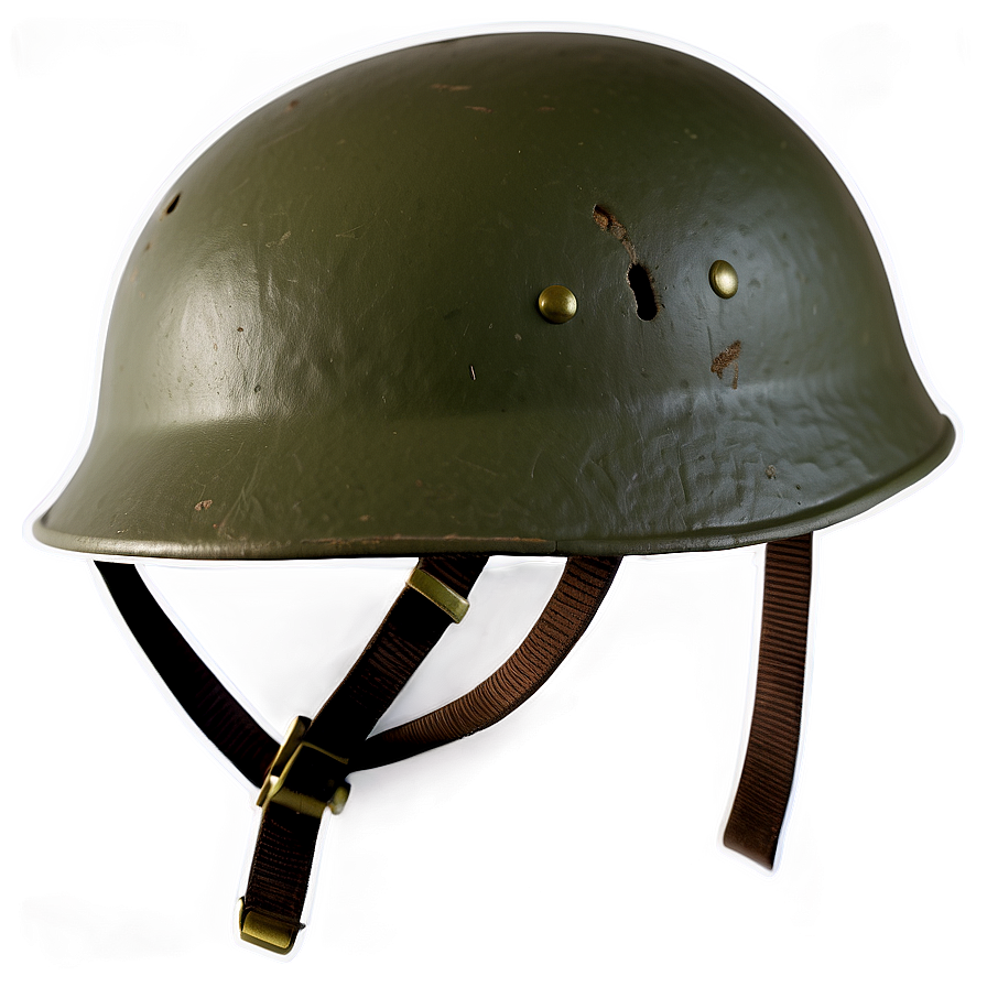 Classic Ww2 Military Helmet Png Oii PNG Image