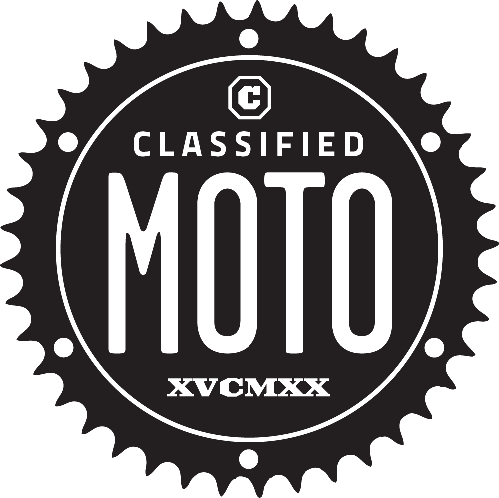 Classified Moto Logo Design PNG Image