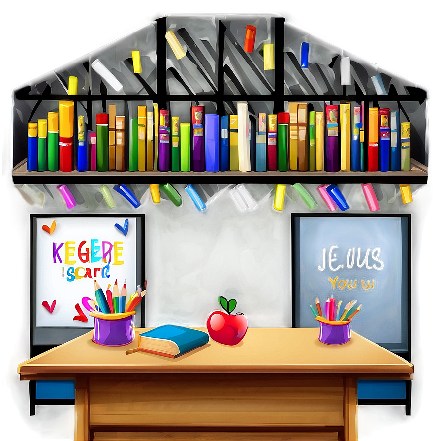 Classroom Background Png Mdh47 PNG Image