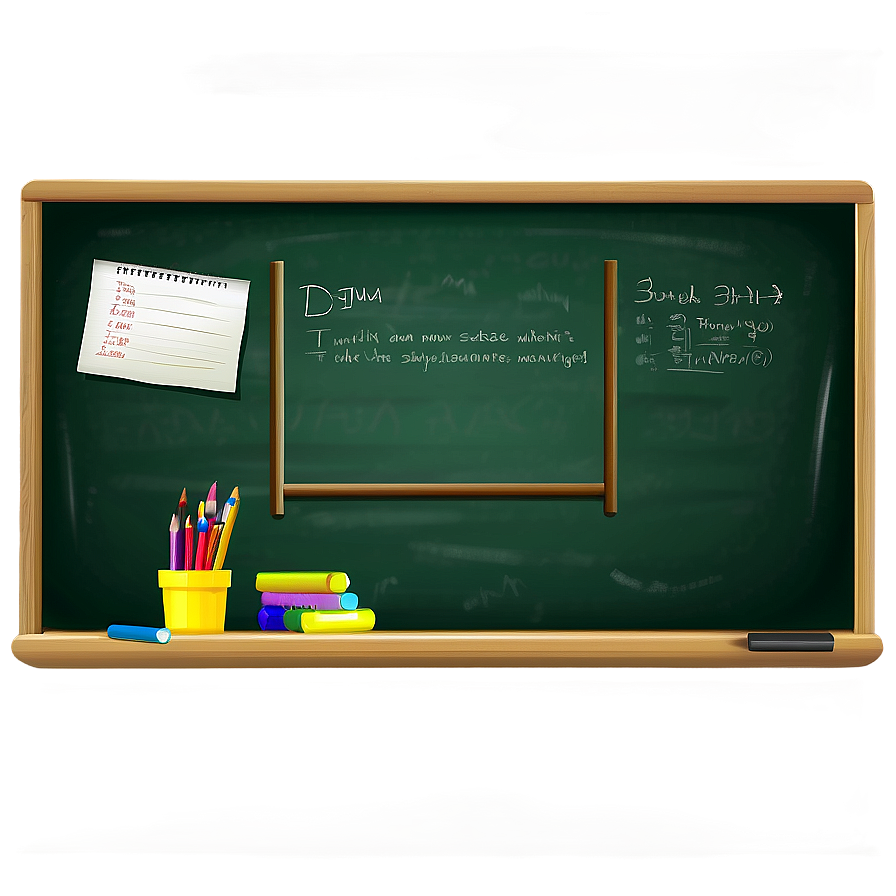 Classroom Board Png 05232024 PNG Image