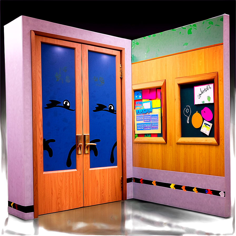 Classroom Door Png Fix51 PNG Image