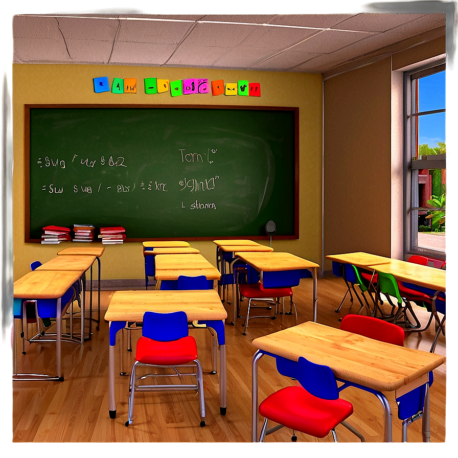 Classroom First Day Scene Png Fyn PNG Image