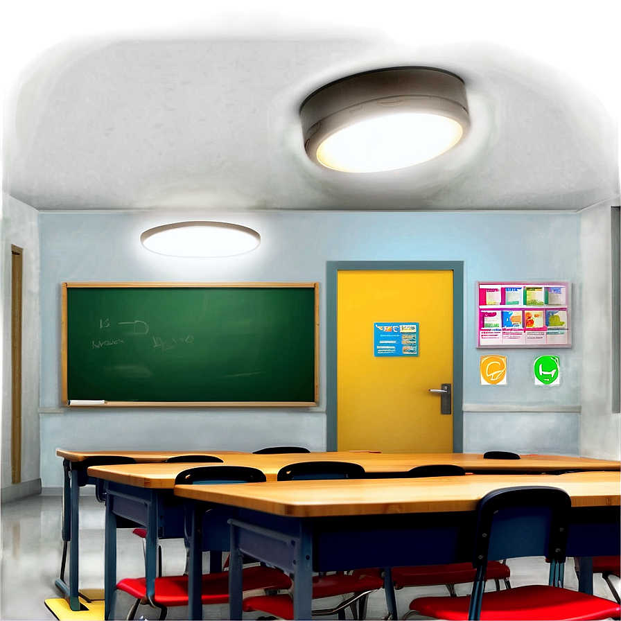 Classroom Lighting Png Udd PNG Image