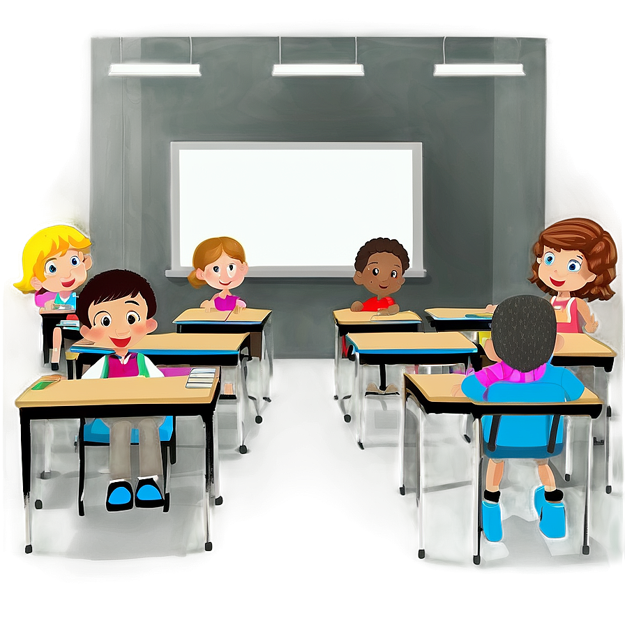 Classroom Scene Png 05232024 PNG Image