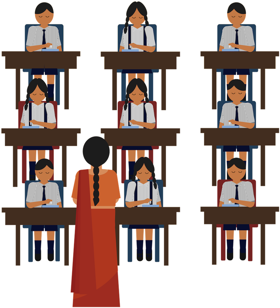 Classroom Teaching Session PNG Image