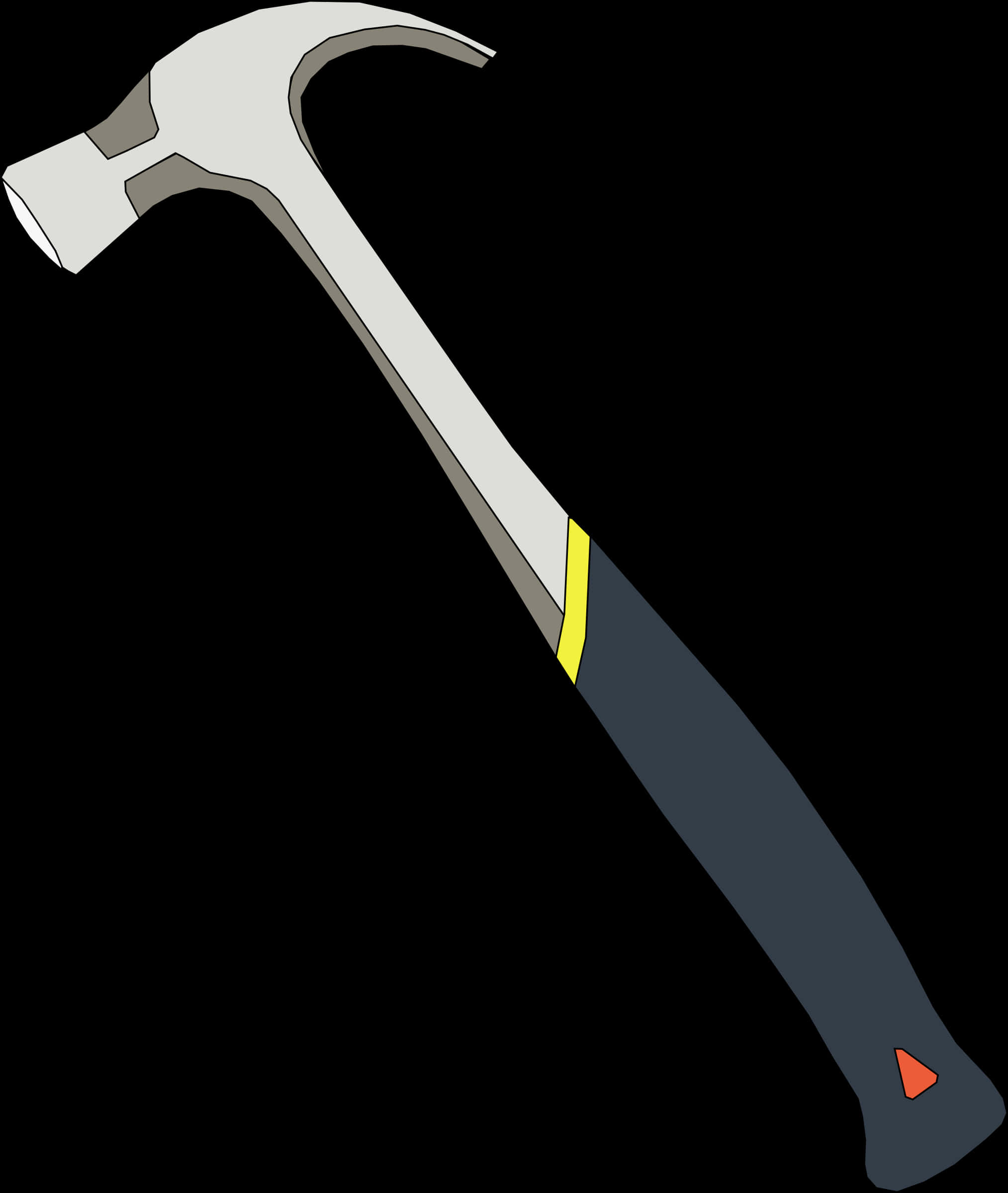 Claw Hammer Vector Illustration PNG Image