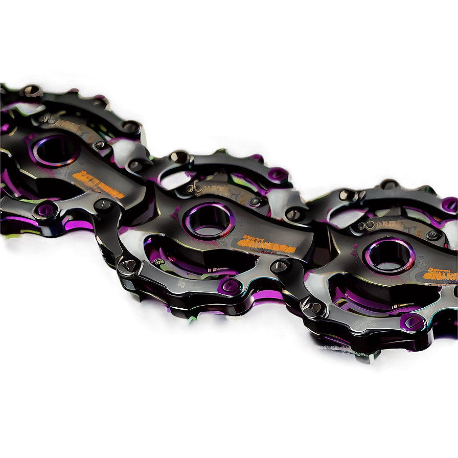 Clean New Bike Chain Png 06292024 PNG Image