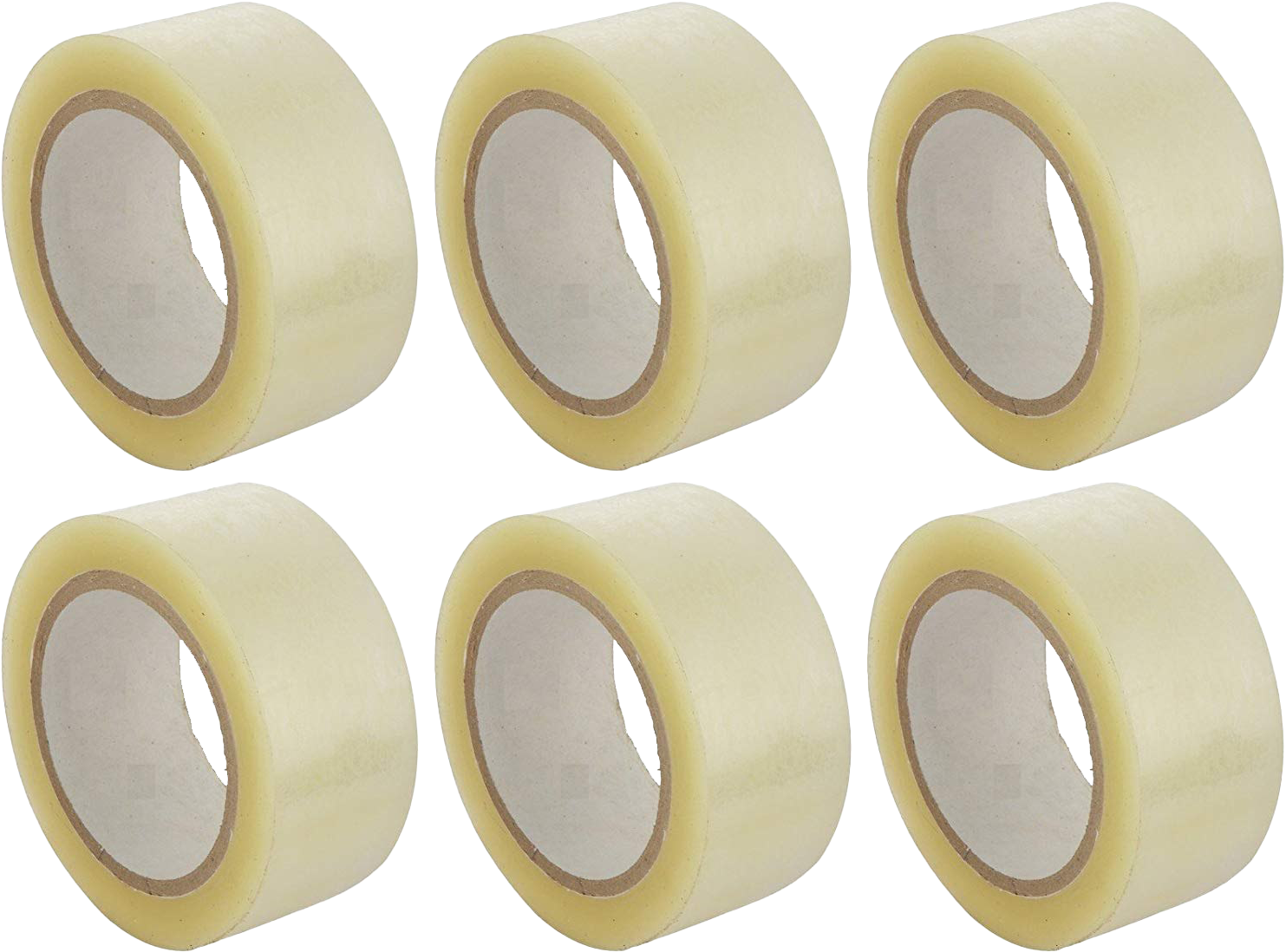 Clear Adhesive Tape Rolls PNG Image