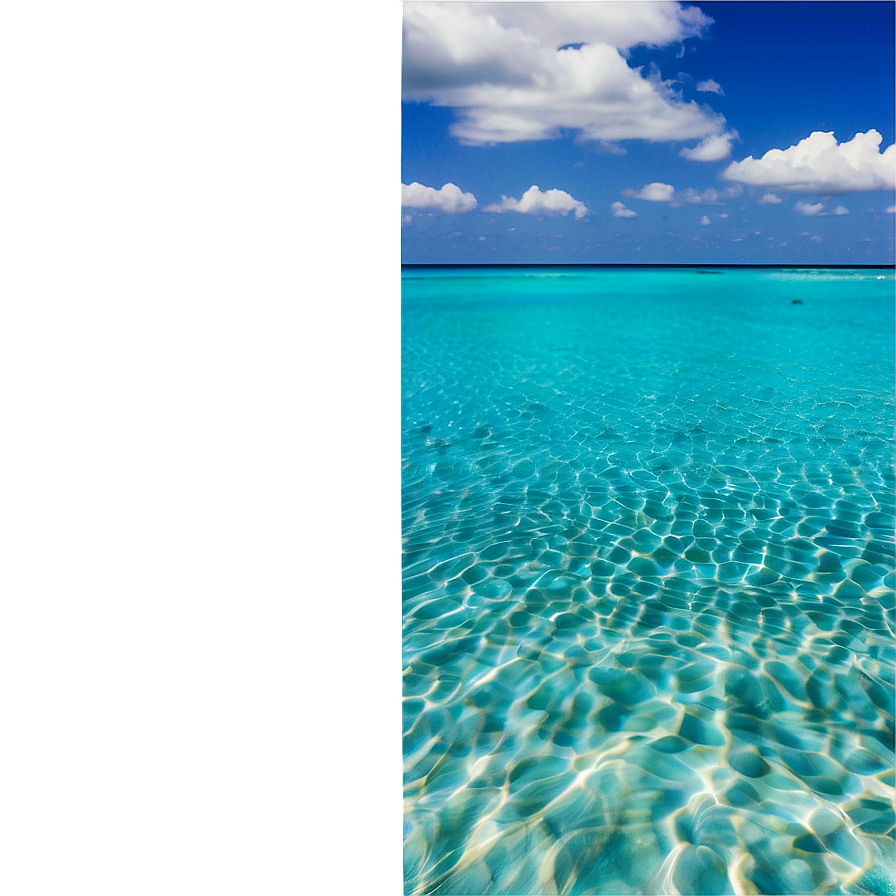 Clear Blue Beach Water Png Gje56 PNG Image