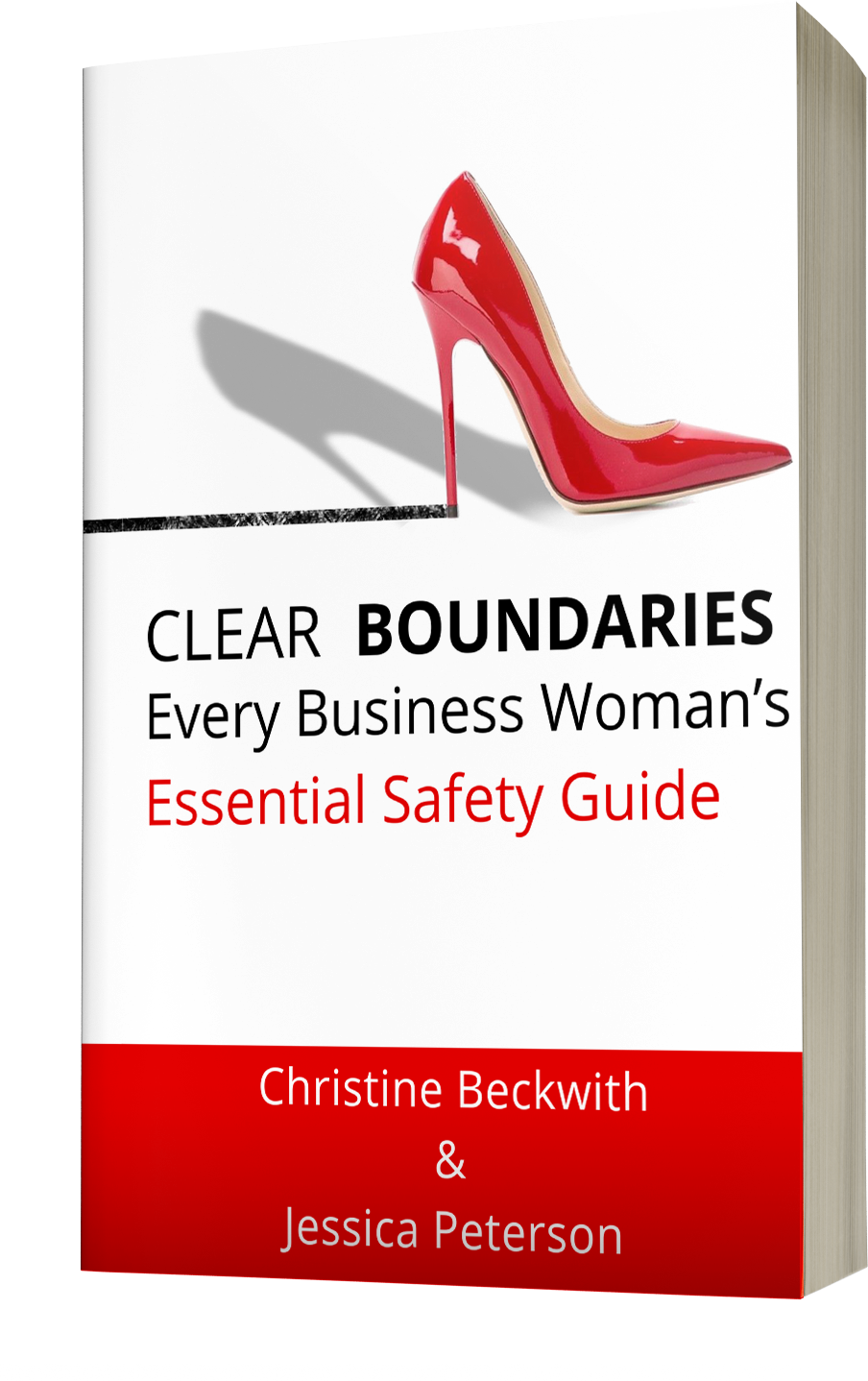 Clear Boundaries Business Woman Safety Guide Book Cover PNG Image