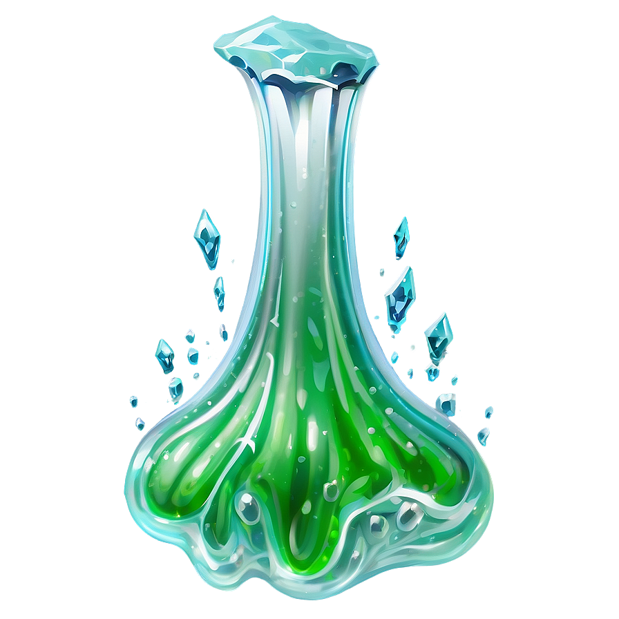 Clear Crystal Slime Png Bta PNG Image