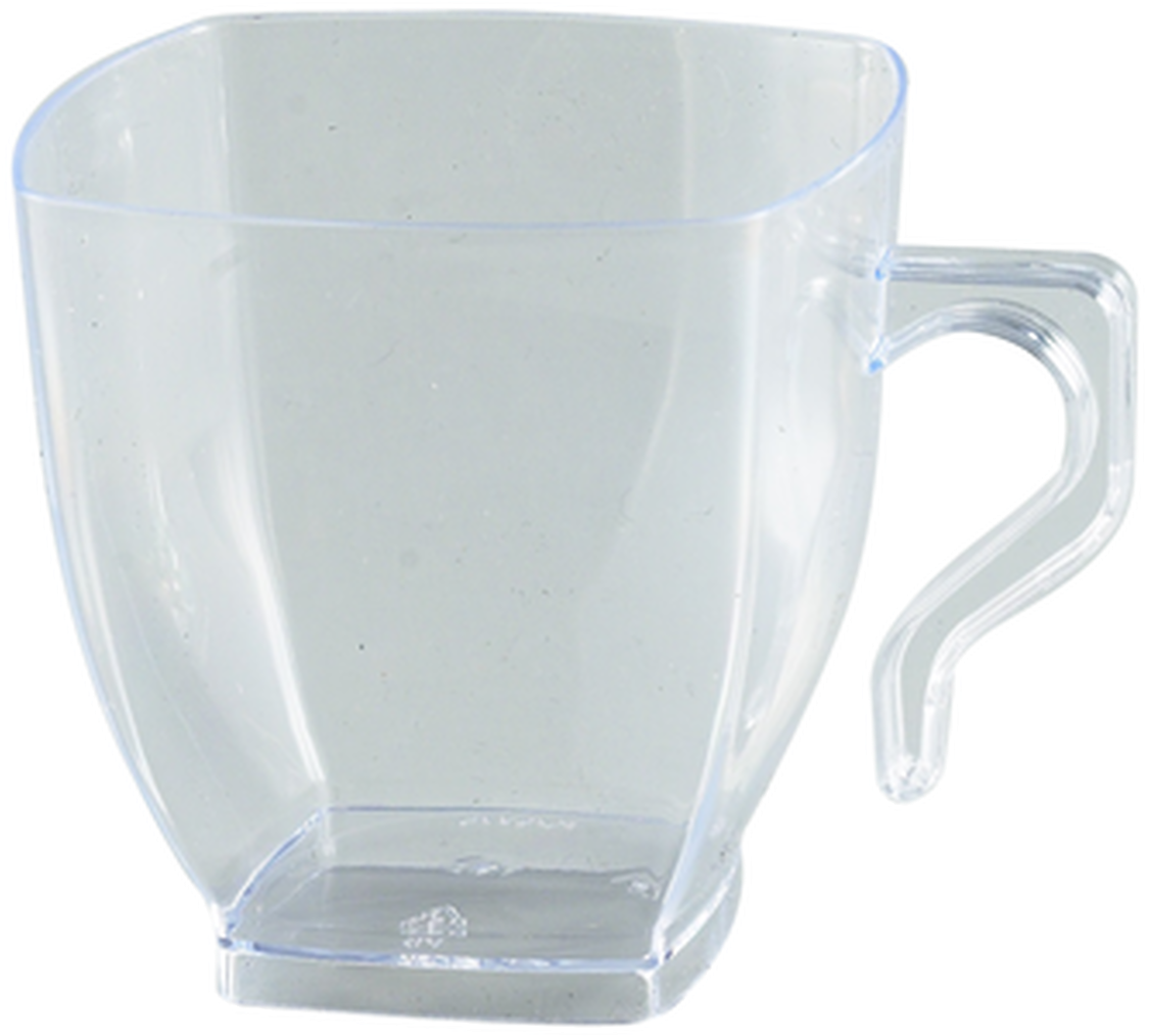 Clear Glass Tea Cup PNG Image