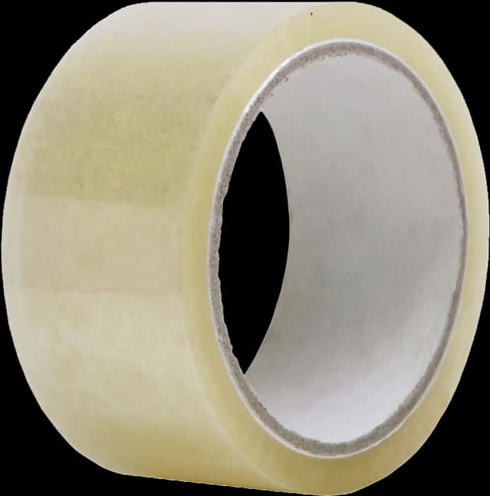 Clear Packing Tape Roll PNG Image