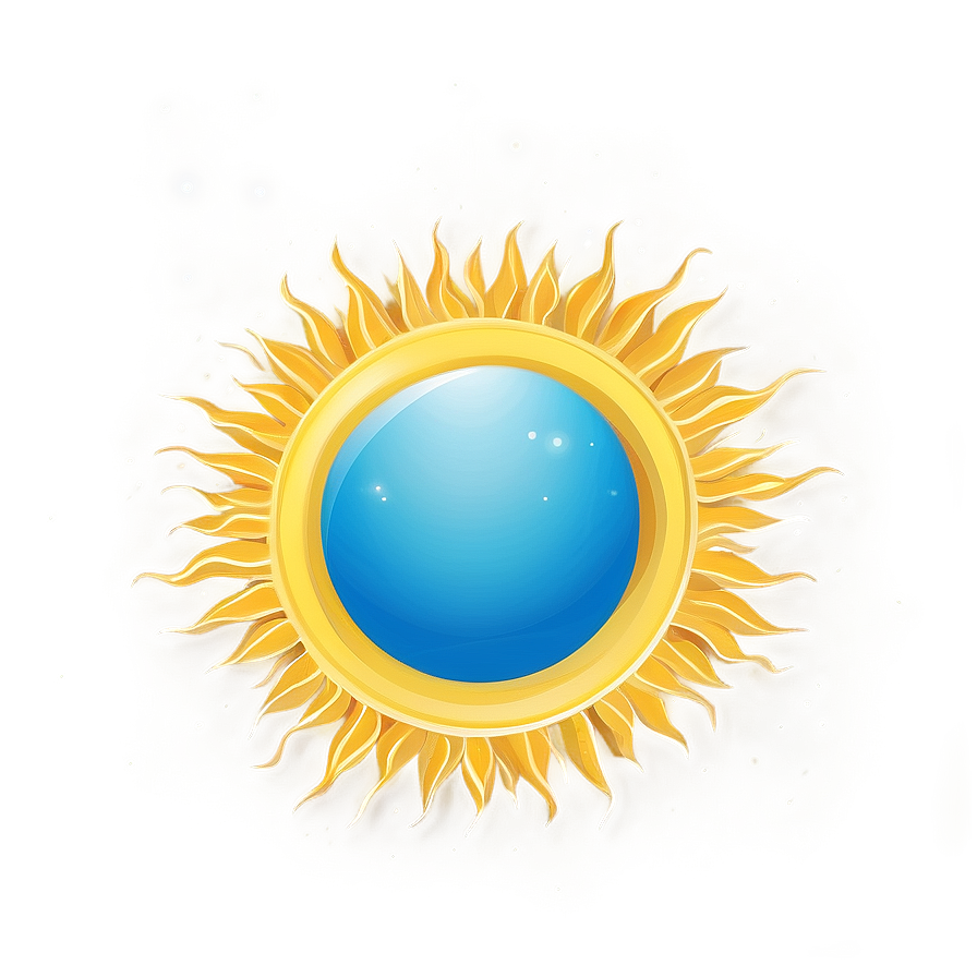 Clear Sky Sun Graphic Png Gla PNG Image