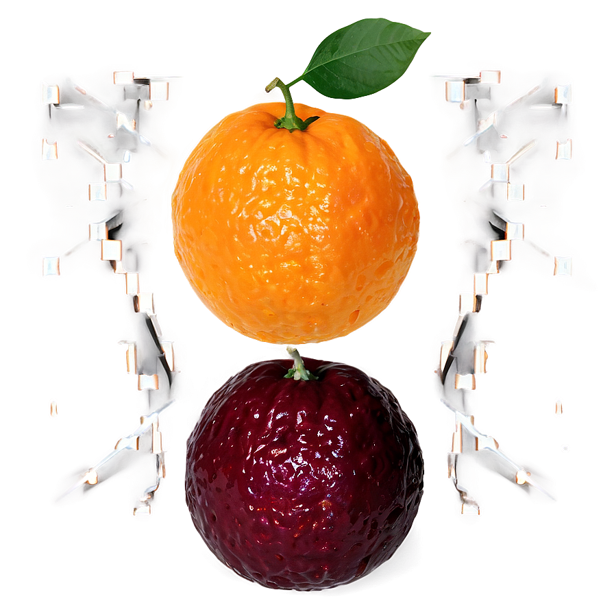 Clementine Fruit Pattern Png Hrh PNG Image