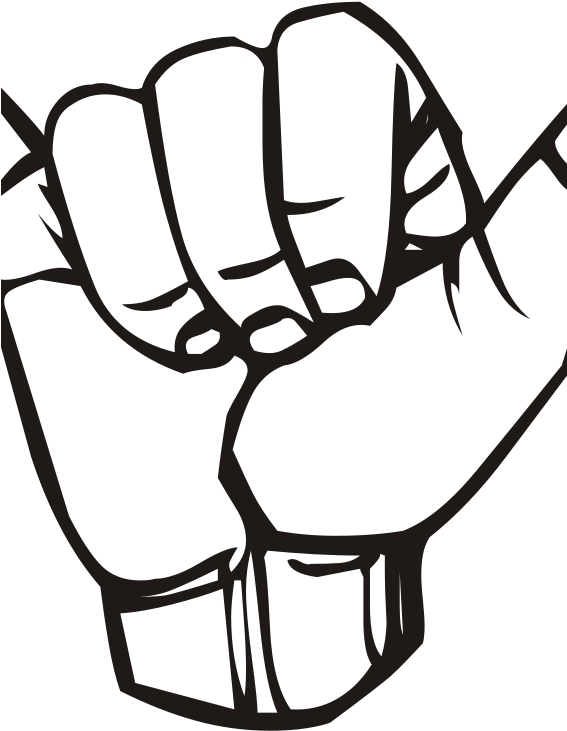 Clenched Fist Icon PNG Image