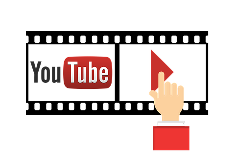 Clicking Playon You Tube Graphic PNG Image