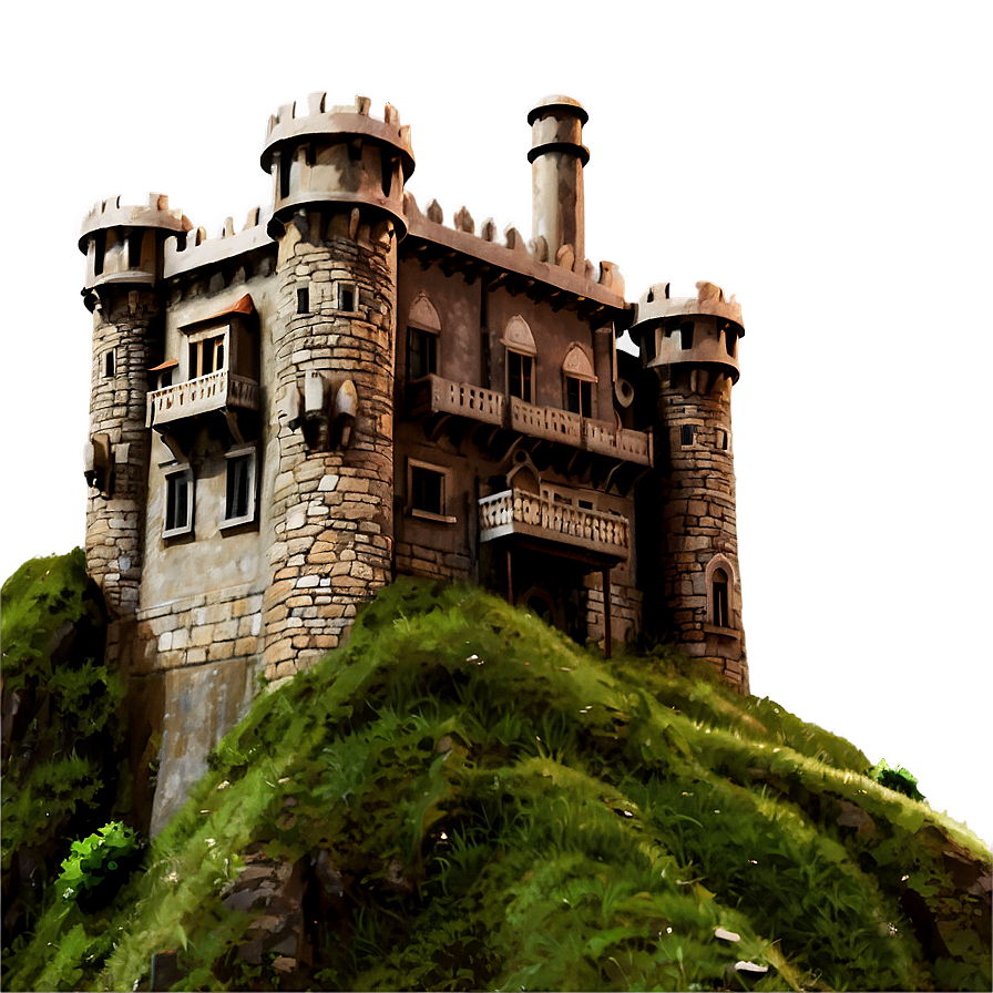 Cliff Side Castle Png 36 PNG Image