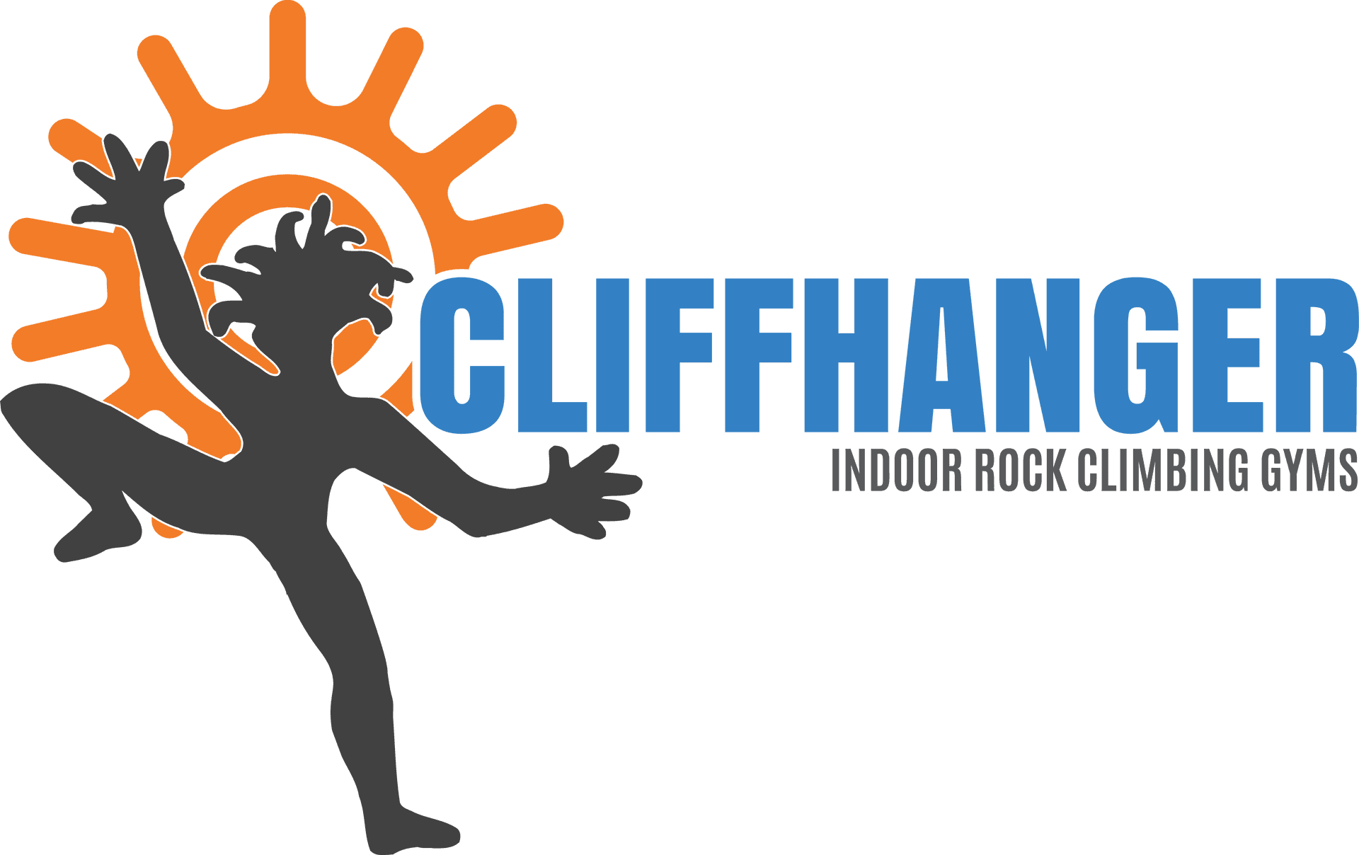 Cliffhanger Indoor Rock Climbing Gym Logo PNG Image