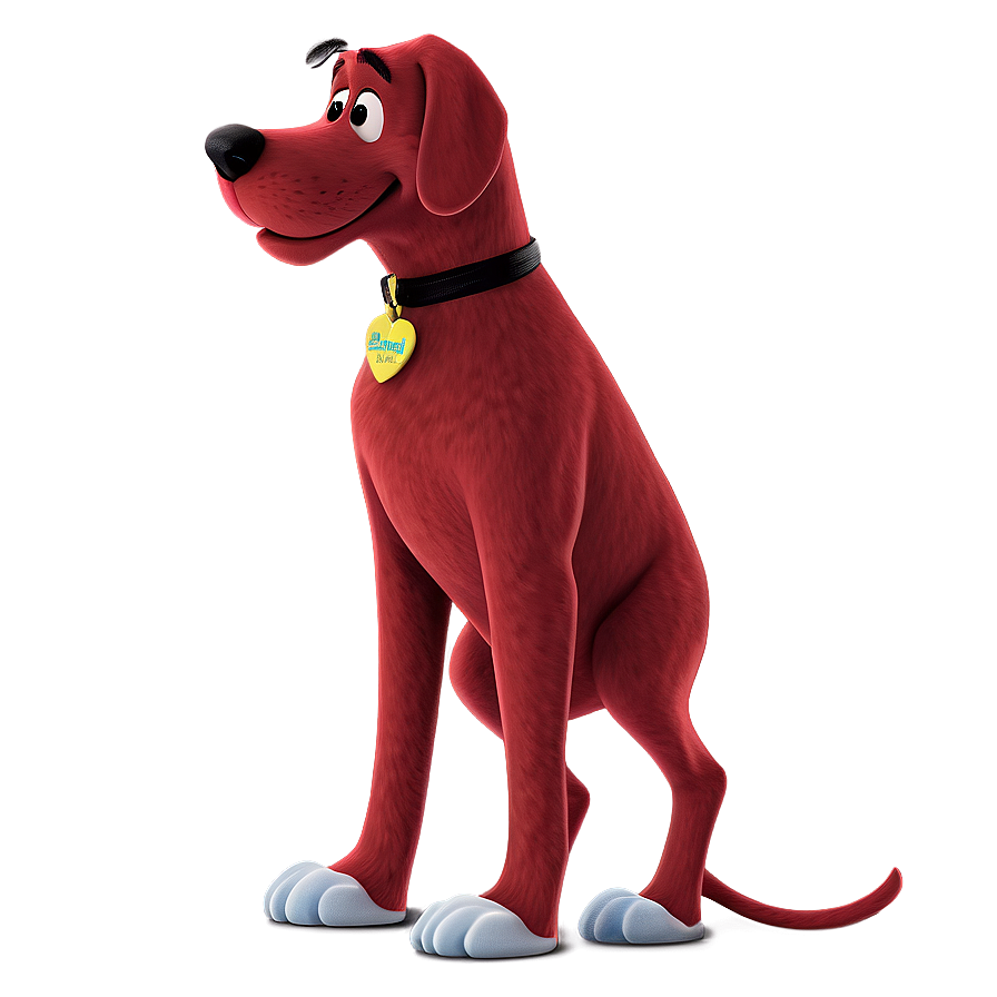 Clifford The Big Red Dog B PNG Image