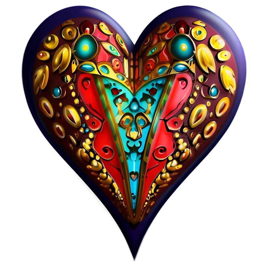 Clipart Heart B PNG Image