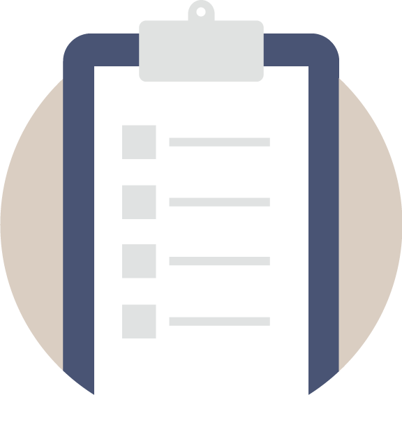 Clipboard Icon Flat Design PNG Image