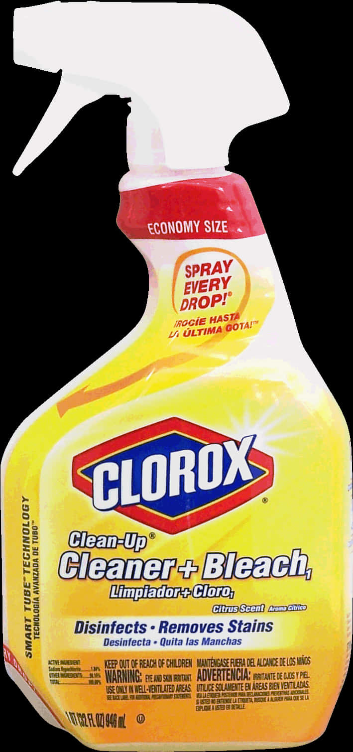 Clorox Clean Up Spray Bottle PNG Image